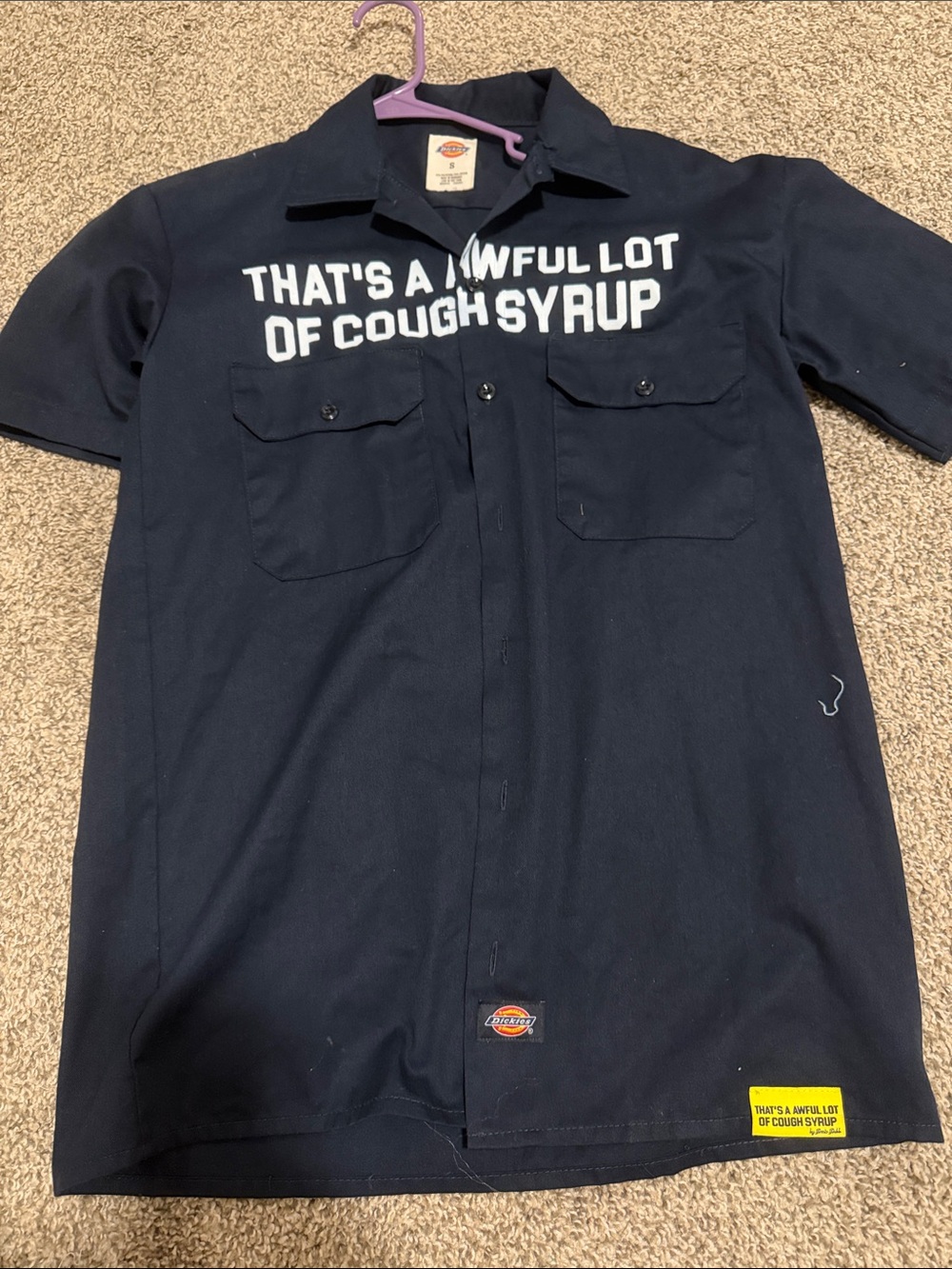 Dickies Awful Lot Of Cough Syrup Short Sleeve Shirt